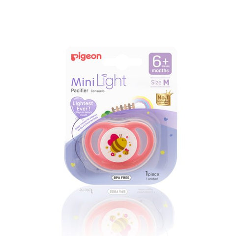 MINI LIGHT PACIFIER (M) GIRL-BEE
