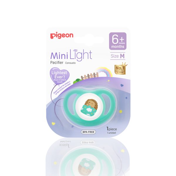 MINI LIGHT PACIFIER (M) UNISEX-HEDGEHOG