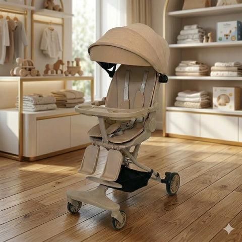Premium Lightweight Foldable Baby Travel Stroller - Compact & Portable Design