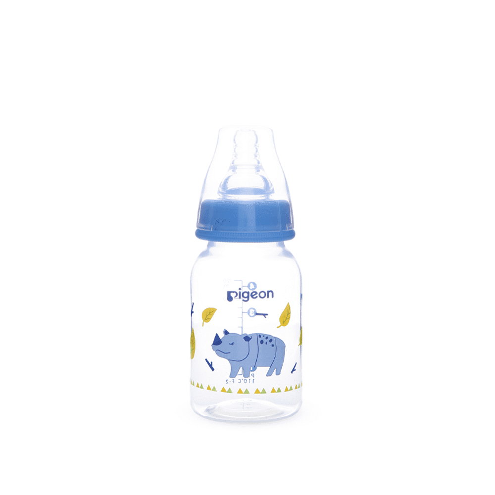 PIGEON COMPACT COLORFUL BABY BOTTLE  0+ MONTHS