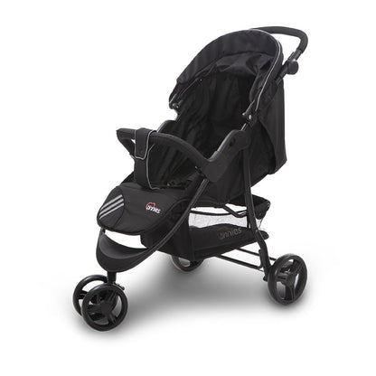 Baby Stroller 3 Wheeler - Black