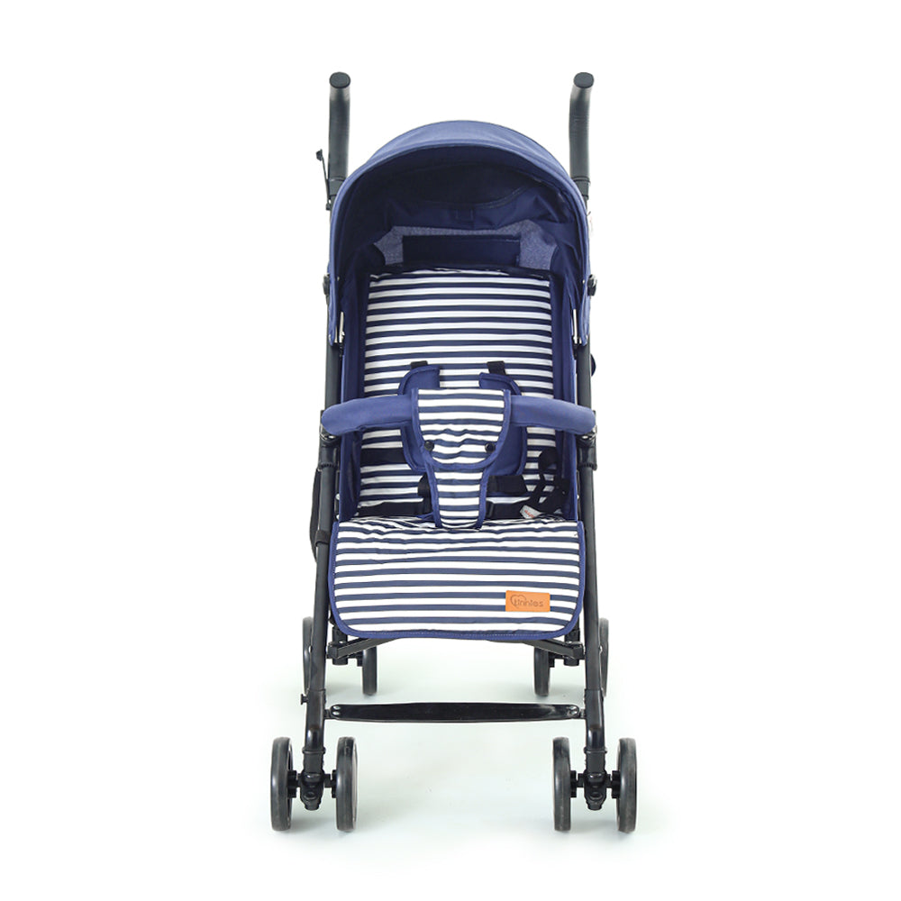 TINNIES BABY BUGGY – NAVY BLUE STRIPED