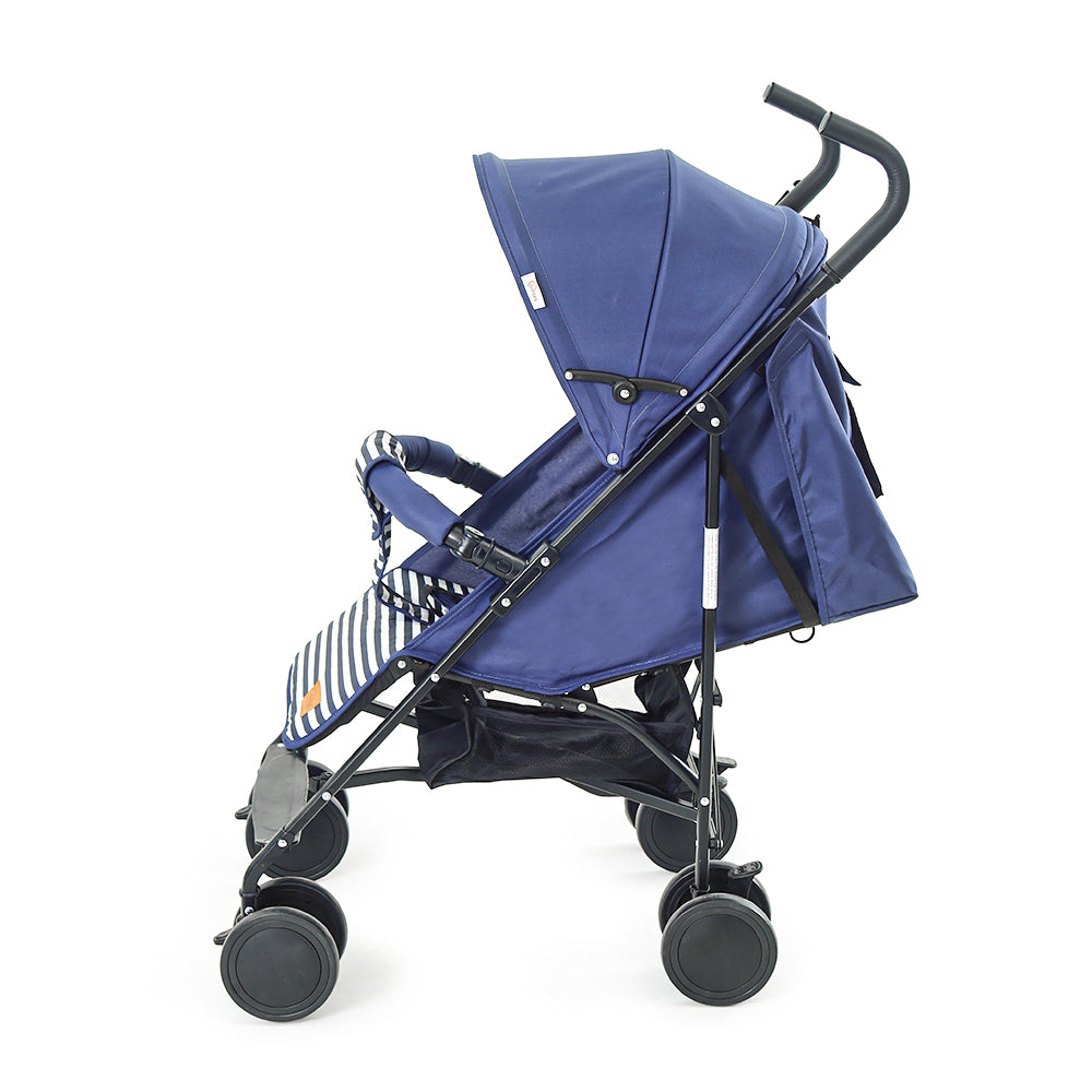 TINNIES BABY BUGGY – NAVY BLUE STRIPED