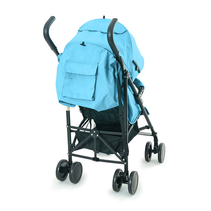 TINNIES BABY BUGGY STROLLER – GREEN STRIPED, LIGHTWEIGHT & FOLDABLE BABY PRAM