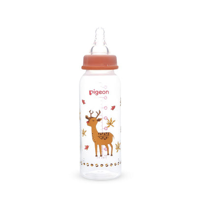 PIGEON COLORFUL ERGONOMIC BABY BOTTLE – 4+ MONTHS