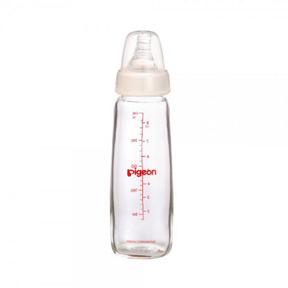 PIGEON NURSING BOTTLE WITH PERISTALTIC NIPPLE (GLASS)