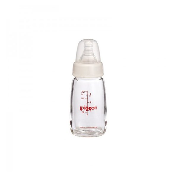 PIGEON NURSING BOTTLE WITH PERISTALTIC NIPPLE (GLASS)