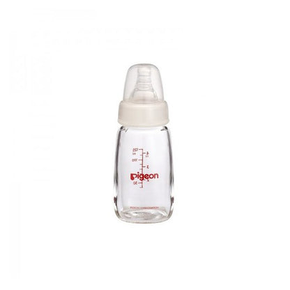 PIGEON NURSING BOTTLE WITH PERISTALTIC NIPPLE (GLASS)