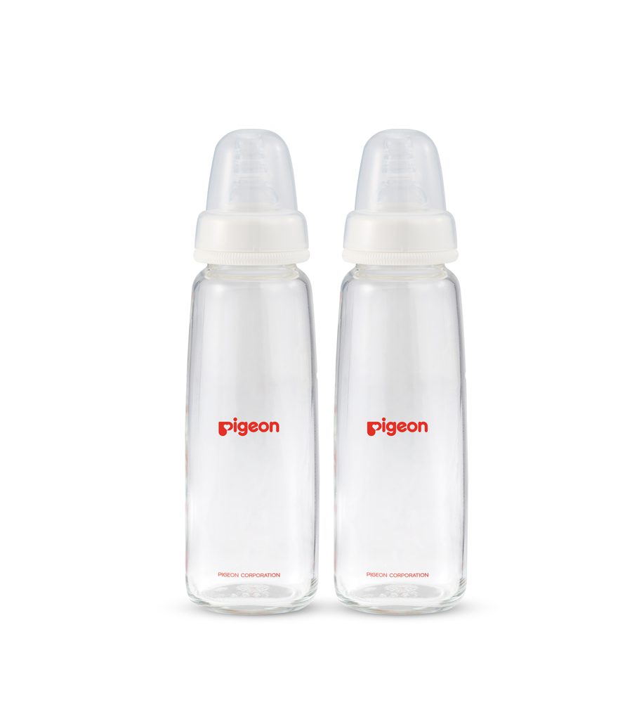 PIGEON FLEXIBLE PERISTALTIC NURSING BOTTLE – 240ML (2 PCS)