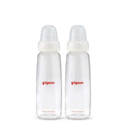 Pigeon Slim Neck Baby Feeding Bottle – Twin Pack