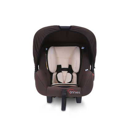 BABY CARRIER & CAR SEAT – INFANT ROCKER WITH CANOPY (BROWN, 0–18 MONTHS)