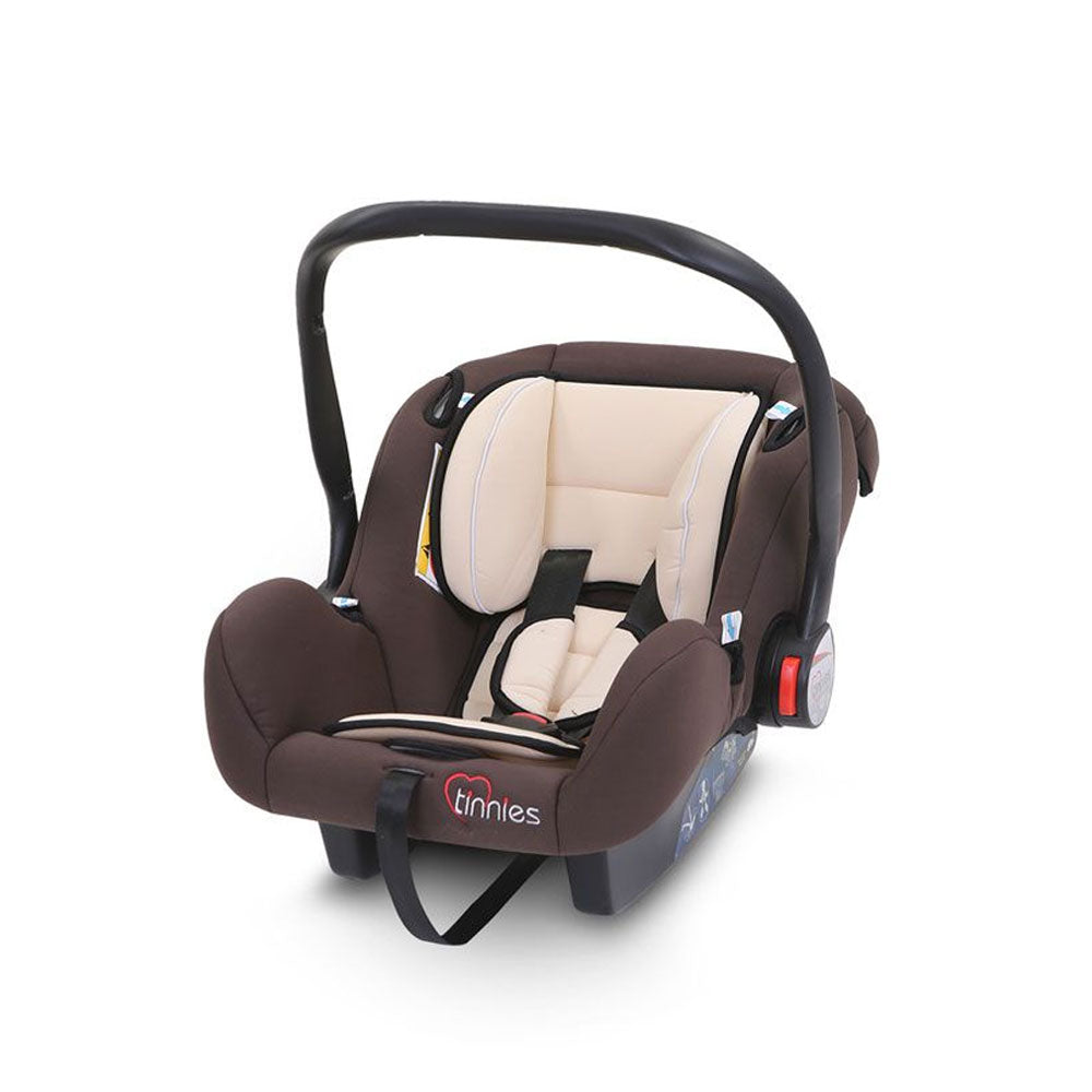 BABY CARRIER & CAR SEAT – INFANT ROCKER WITH CANOPY (BROWN, 0–18 MONTHS)