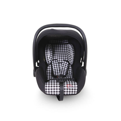 2-IN-1 BABY CARRIER &amp; CAR SEAT – NEWBORN TO 18 MONTHS (BLACK CHECK, UNISEX)