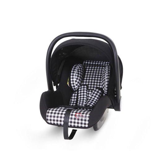 2-IN-1 BABY CARRIER &amp; CAR SEAT – NEWBORN TO 18 MONTHS (BLACK CHECK, UNISEX)