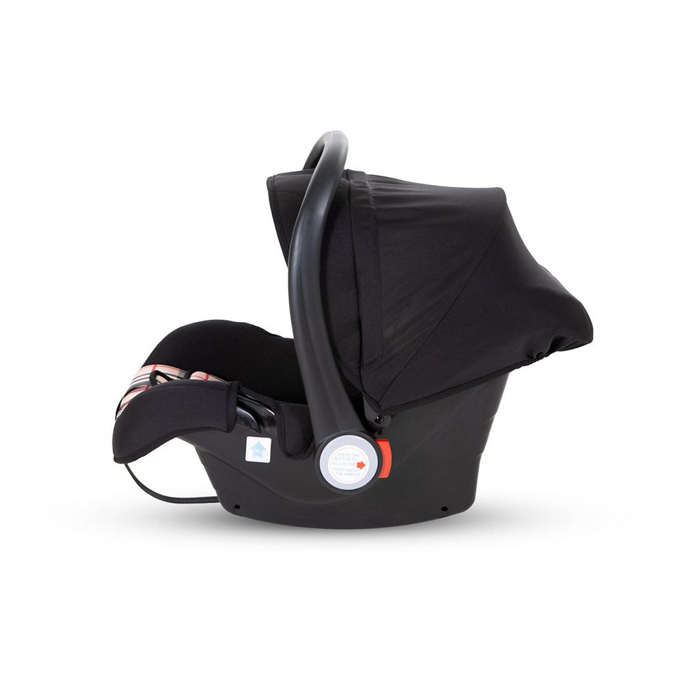 2-IN-1 BABY CARRIER &amp; CAR SEAT – NEWBORN TO 18 MONTHS (BEIGE CHECK, UNISEX)
