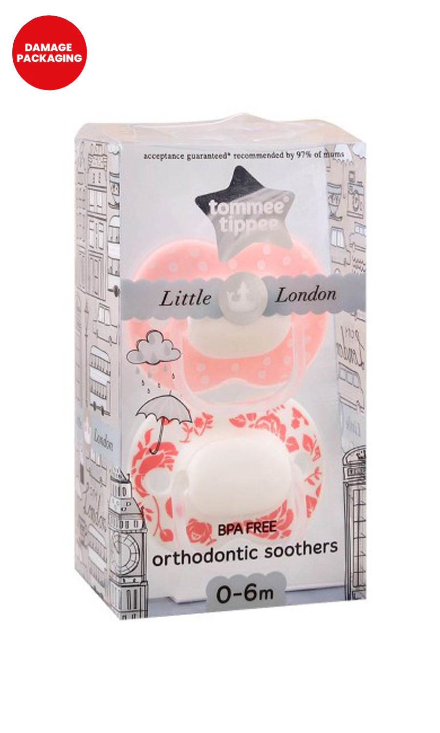 Little London Soother - Damage Packaging