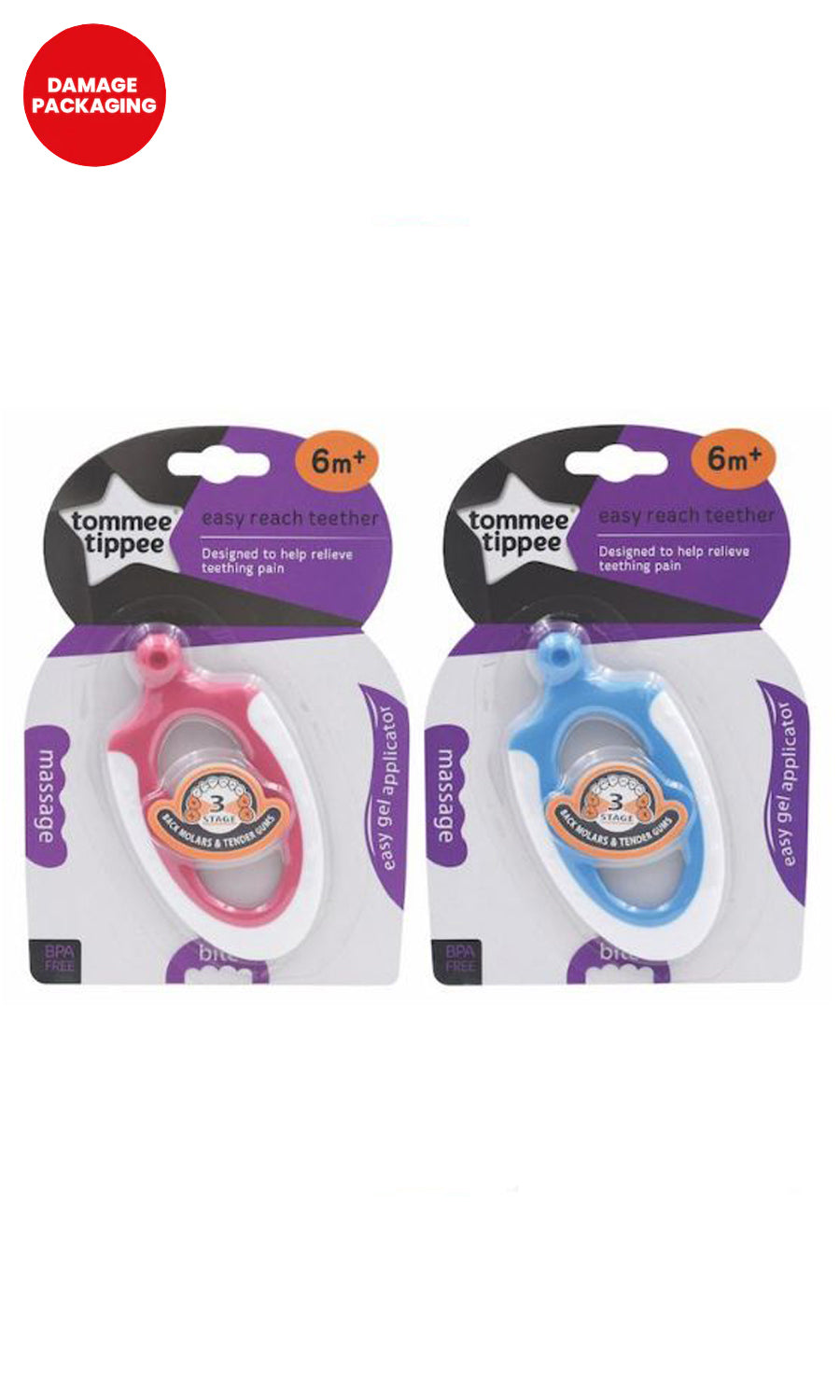 CTN Triple Action Stage 3 Teether - Damage Packaging