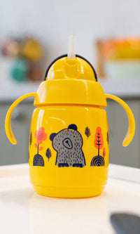 TRNR Straw Cup AL IL Yellow 1X Tommee Tippee 300ML - View 1