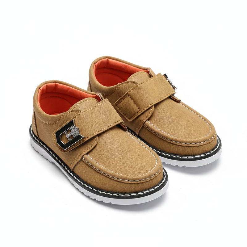 Boys Tan Suede Loafers Zubaidas 04000891