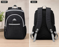 Polar Pack Premium Black Laptop Backpack | Lightweight Water-Resistant Travel & School Bag with Multiple Compartments - View 2