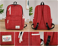 Premium Multi-Purpose Casual Backpack – Red | Lightweight Travel, School & Daily Use Bag - View 2