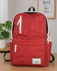Premium Multi-Purpose Casual Backpack – Red | Lightweight Travel, School & Daily Use Bag - View 1
