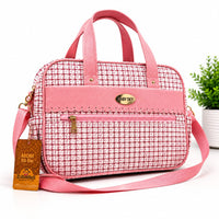 Baby Sky Premium Maternity & Baby Diaper Bag – Stylish Multi-Pocket Travel Bag (Pink) - View 1
