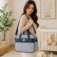 Baby Sky Premium Multi-Functional Maternity & Baby Diaper Bag – Stylish Travel Organizer with Shoulder Strap | Navy Blue - View 3