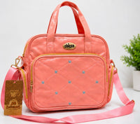 Chicco Premium Pink Baby Diaper Bag | Stylish Multi-Pocket Maternity & Travel Bag - View 1