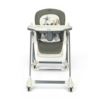 TINNIES BABY HIGH CHAIR W/SWING - GREY