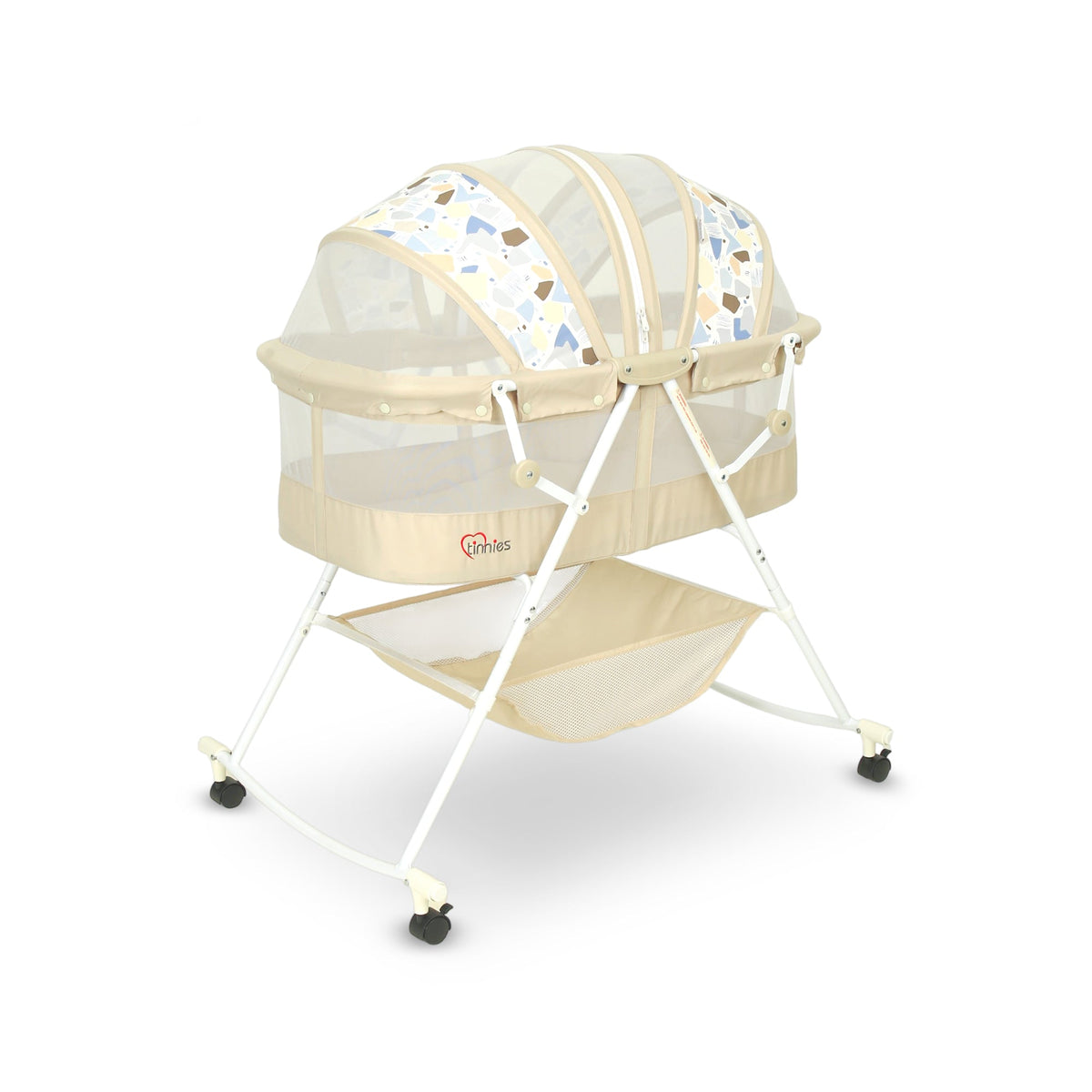 TINNIES PORTABLE BABY CRADLE BEIGE