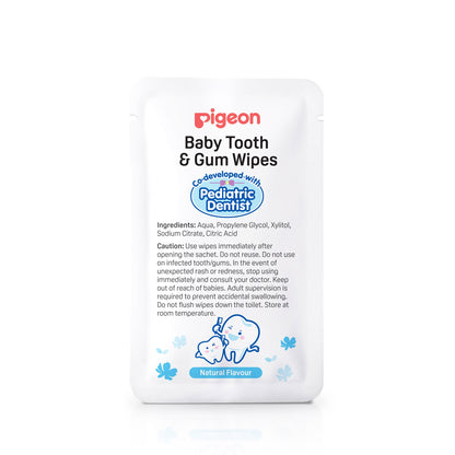 BABY TOOTH & GUM WIPES NATURAL 20S