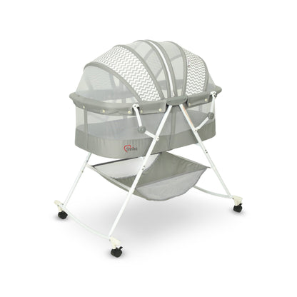 TINNIES PORTABLE BABY CRADLE GREY