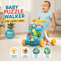 3-in-1 Baby Puzzle Walker & Interactive Activity Center (18M+) - View 3