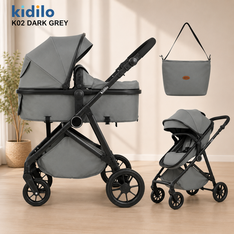 Kidilo Baby Travel Set Carrycot Stroller & Bag K02