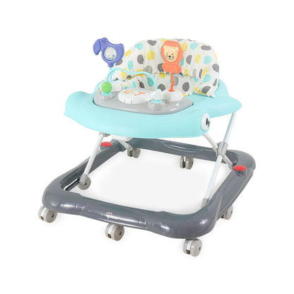 BLUE BABY WALKER – PADDED SEAT & TOY TRAY