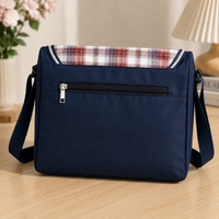 Premium Navy Blue Multi-Pocket Baby Diaper Bag | Stylish & Spacious Mommy Shoulder Bag - View 3