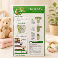Soft Newborn Swaddle Wrap – Adjustable Cotton Baby Sleep Sack with Magic Wand Design - View 3