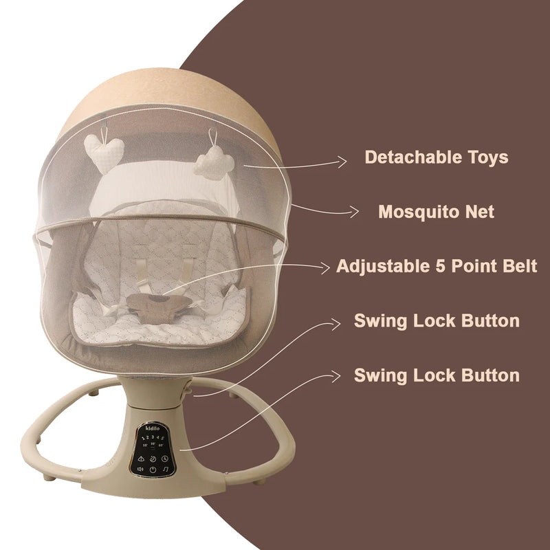 Kidilo Baby Swing E04D Zubaidas