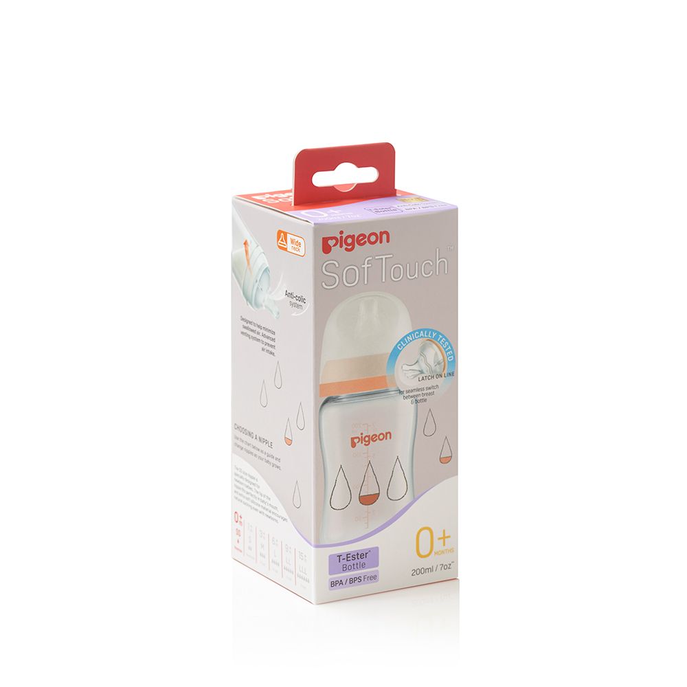 PIGEON SOFTOUCH WIDE NECK FEEDER T-ESTER 200ml