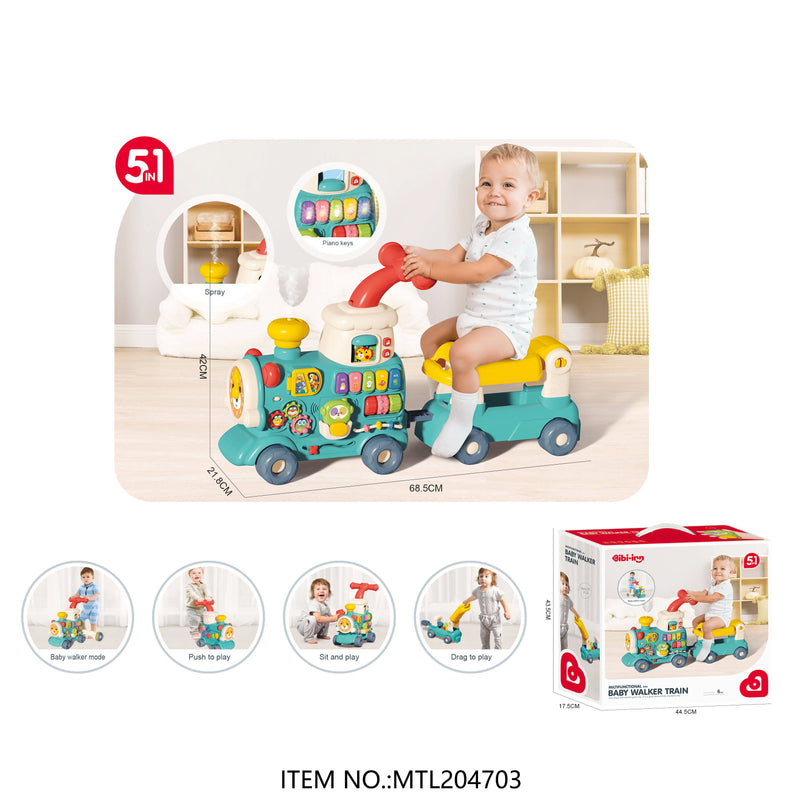 Baby Push Walker TRAIN 5in 1 Zubaidas