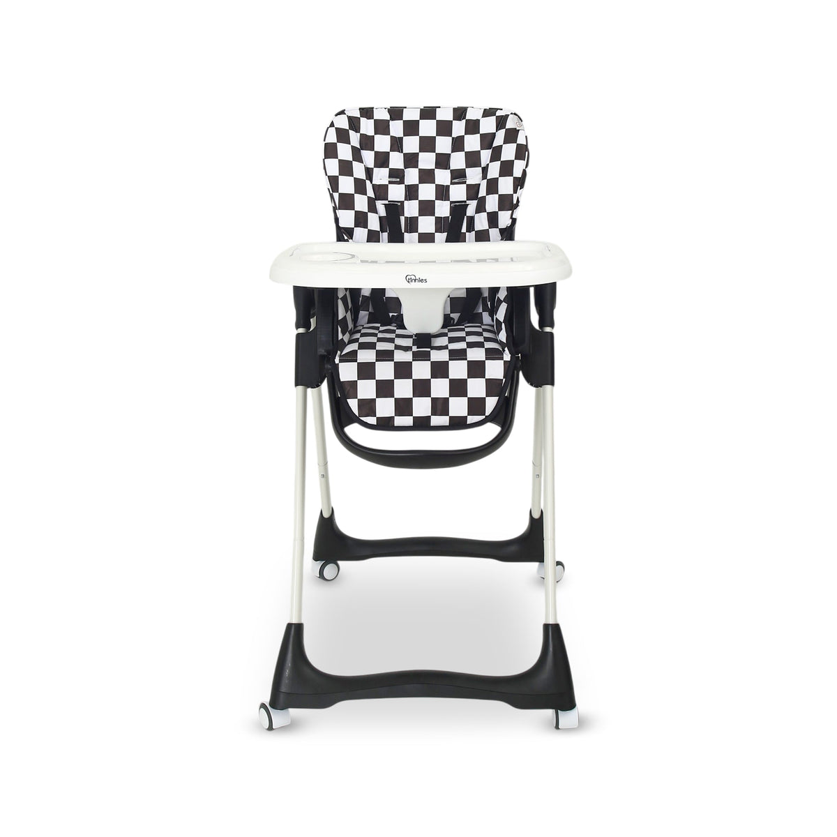 TINNIES BABY HIGH CHAIR CHECKERED PATTERN