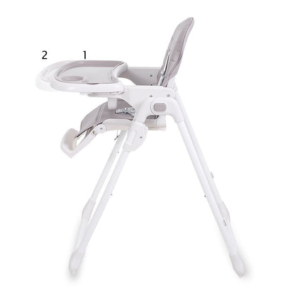 BLUE BABY HIGH CHAIR FOR BOYS – ADJUSTABLE HEIGHT, RECLINE & SAFETY HARNESS (6–36 MONTHS)