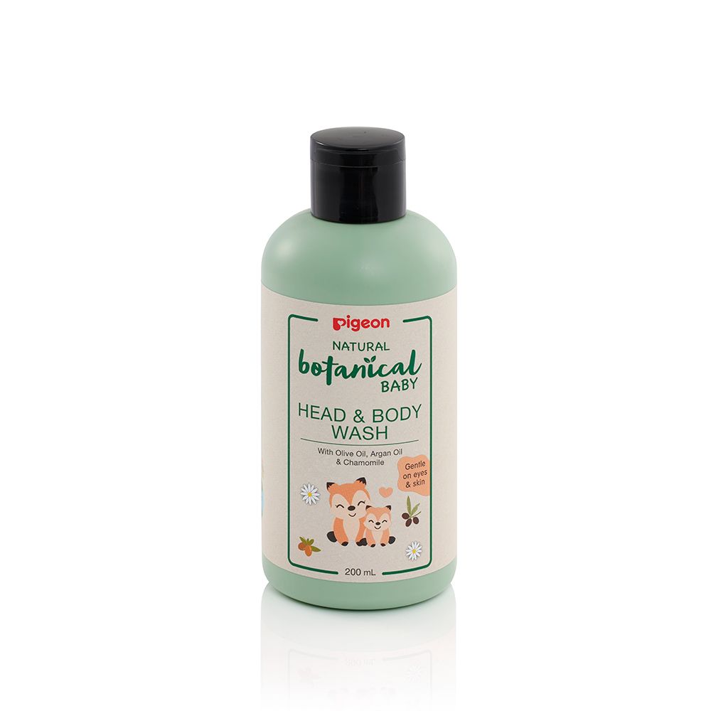 PIGEON NATURAL BOTANICAL BABY HEAD & BODY WASH GENTLE & NOURISHING