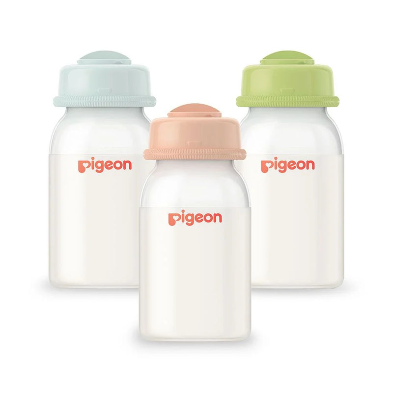 Pigeon Baby Milk Storage & Feeding Bottles – 3 Piece Set
