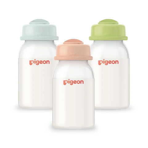 Pigeon Baby Milk Storage & Feeding Bottles – 3 Piece Set