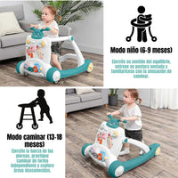 Multi-Functional Baby Activity & Musical Walker – Interactive Learning Center for Infants (Green) - View 3