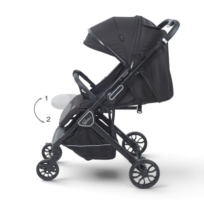 TINNIES TRAVEL STROLLER BLACK