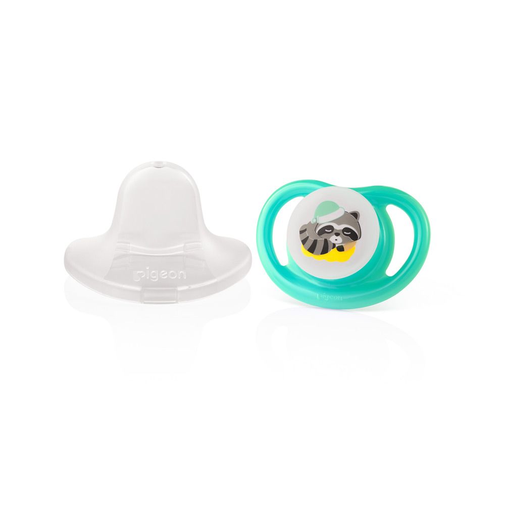 PIGEON MINILIGHT SOFTEST SILICONE BOY PACIFIER 2PCS - L
