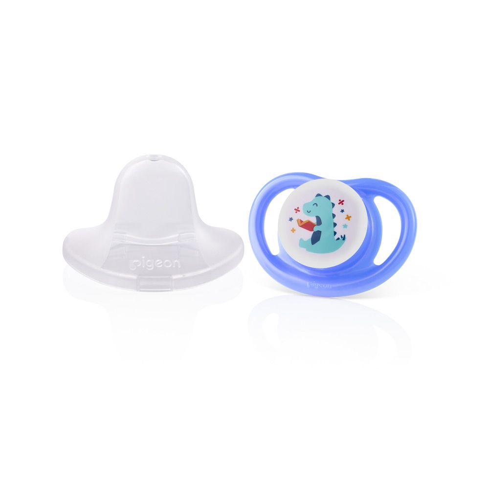 PIGEON MINILIGHT SOFTEST SILICONE BOY PACIFIER 2PCS - L